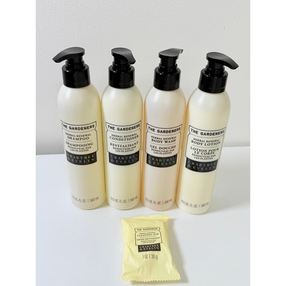 Crabtree & Evelyn The Gardeners 5-Piece Herbal Renewal Bath & Body Gift Set